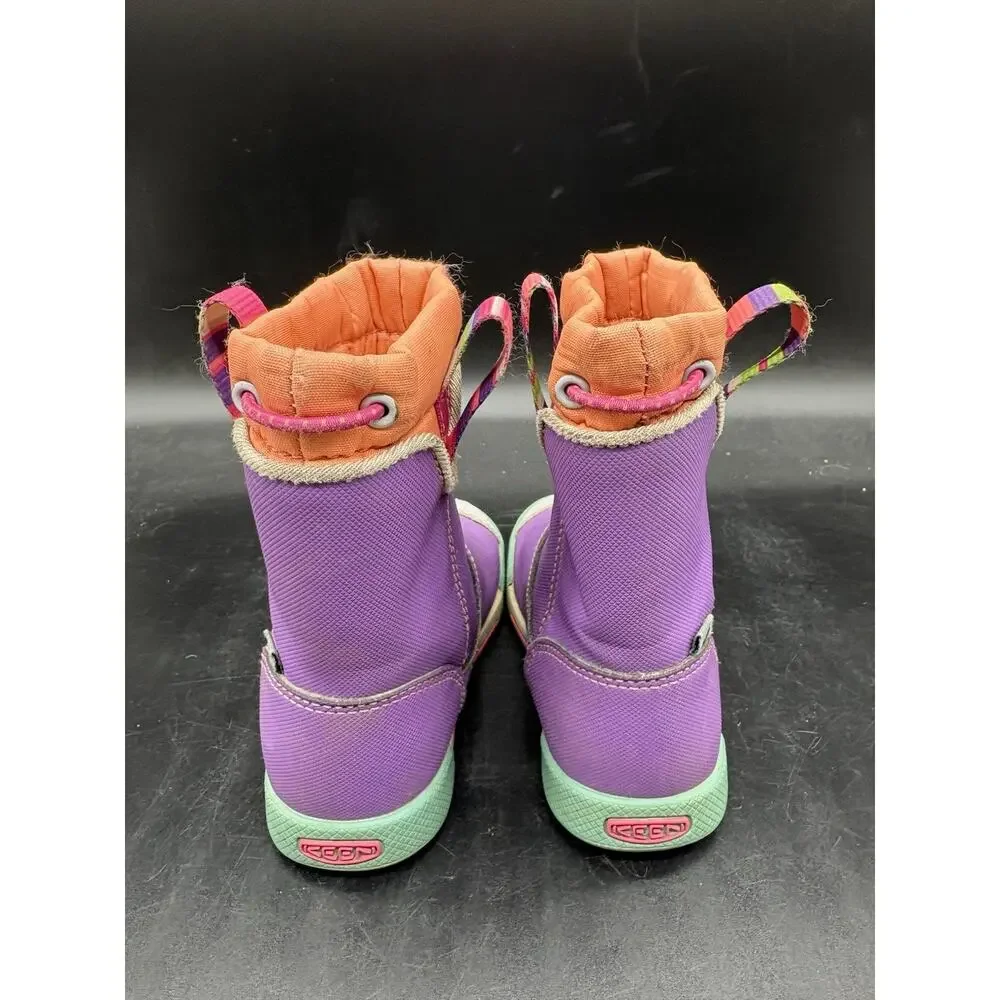 Keen Kids Encanto 365 Waterproof Boot toddler size 8C purple pink blue 1014403